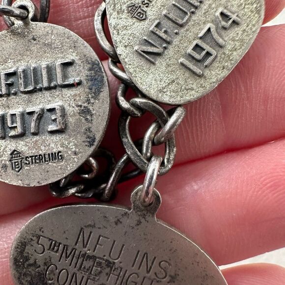 Vintage Sterling International Charm Bracelet - Picture 12 of 12